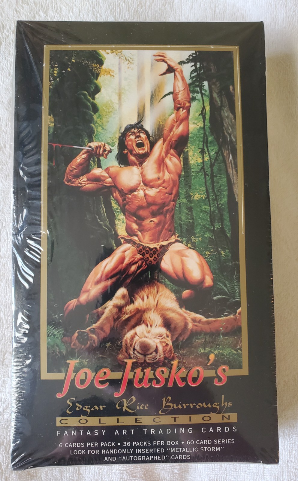 Joe Jusko’s Edgar Rice Burroughs Trading Card Box – FPG 1994 Sealed 36 Packs