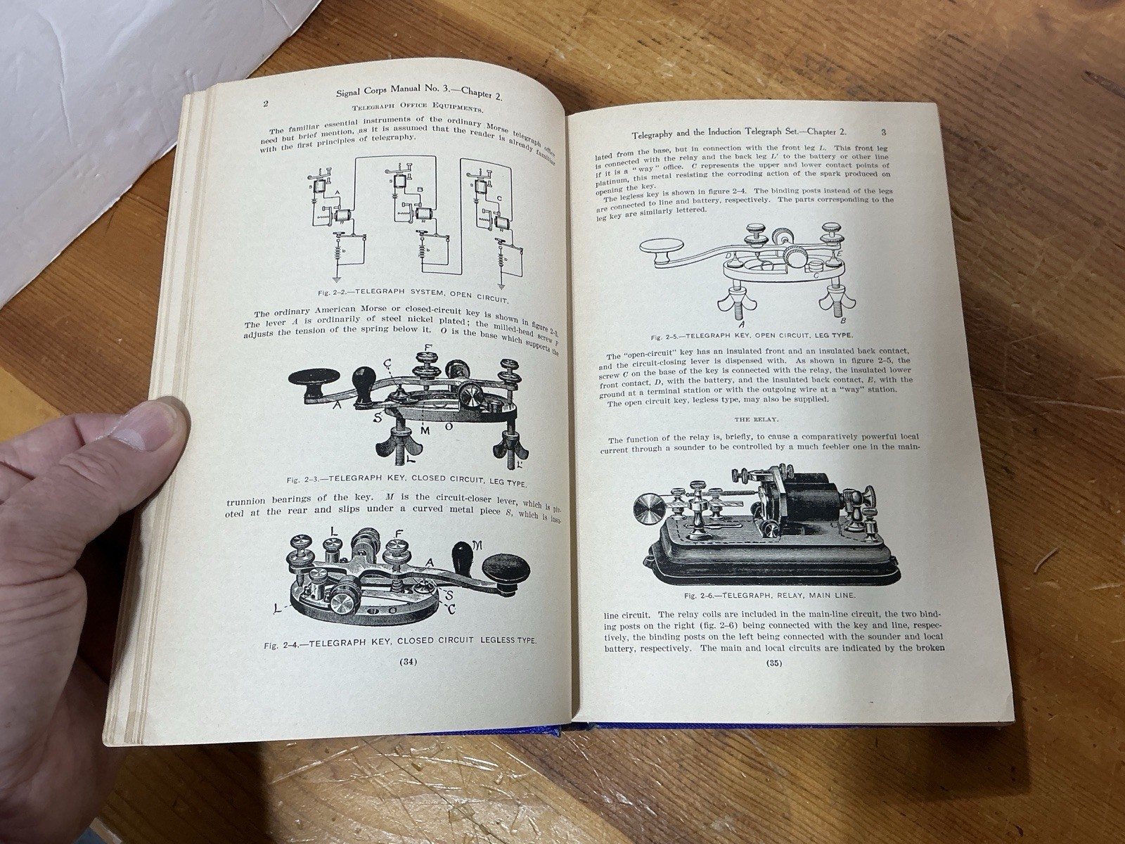 TECHNICAL EQUIPMENT OF THE SIGNAL CORPS 1916 Telegraph Telephone Vacuum Tube #3