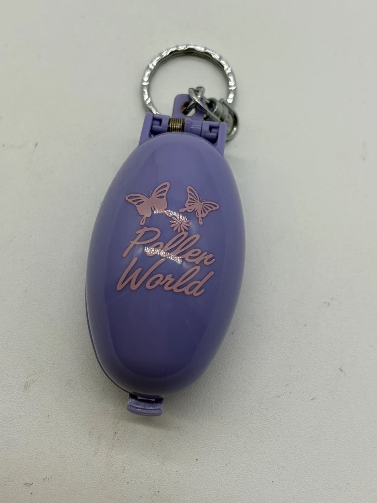 Takara Tomy Pollen World Butterfly Keychain 1993 Purple NONWORKING