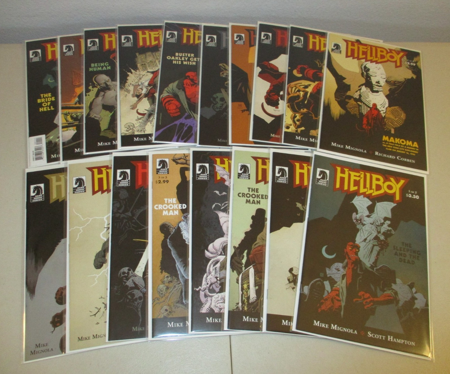 Hellboy Comics, Lot of 18 (5 Full Series + one-shots) Storm, Fury, Crooked Man +