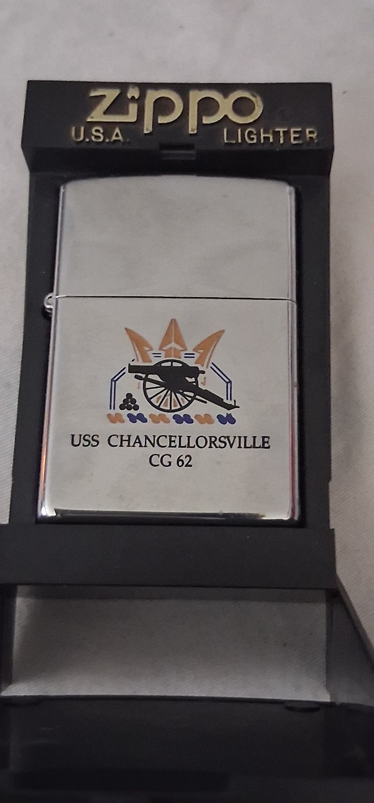 Zippo Lighter - USS Chancellorsville CG62 US Navy Ship In Box