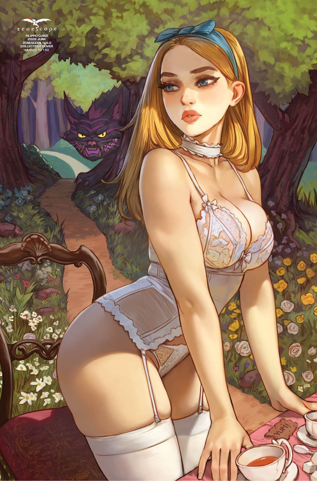 Grimm Fairy Tales 2026 Dark Circus Cosplay Pinup Special June Gold Cover LE 150
