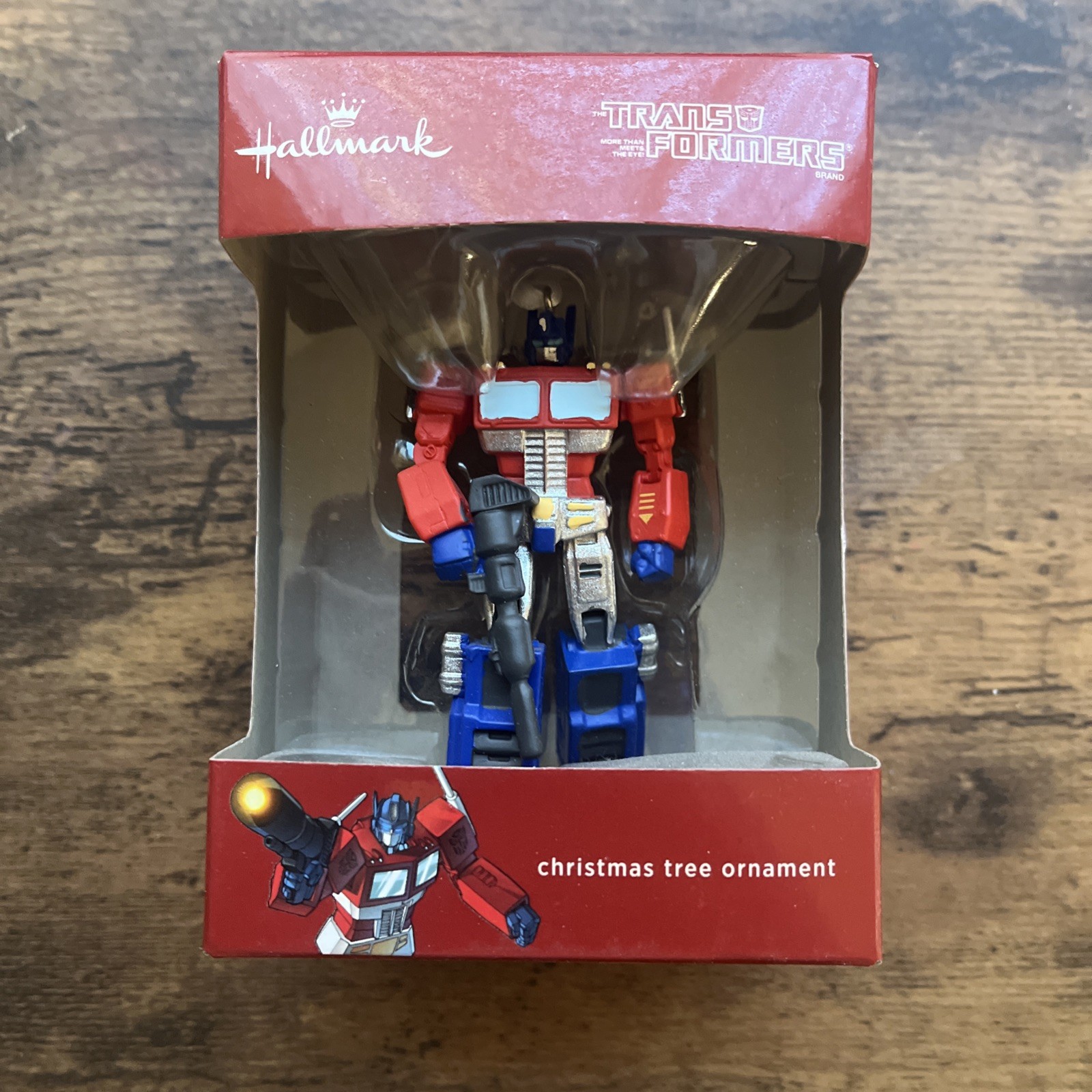 Hallmark TRANSFORMERS OPTIMUS PRIME 2018 Red Box Christmas Tree Ornament