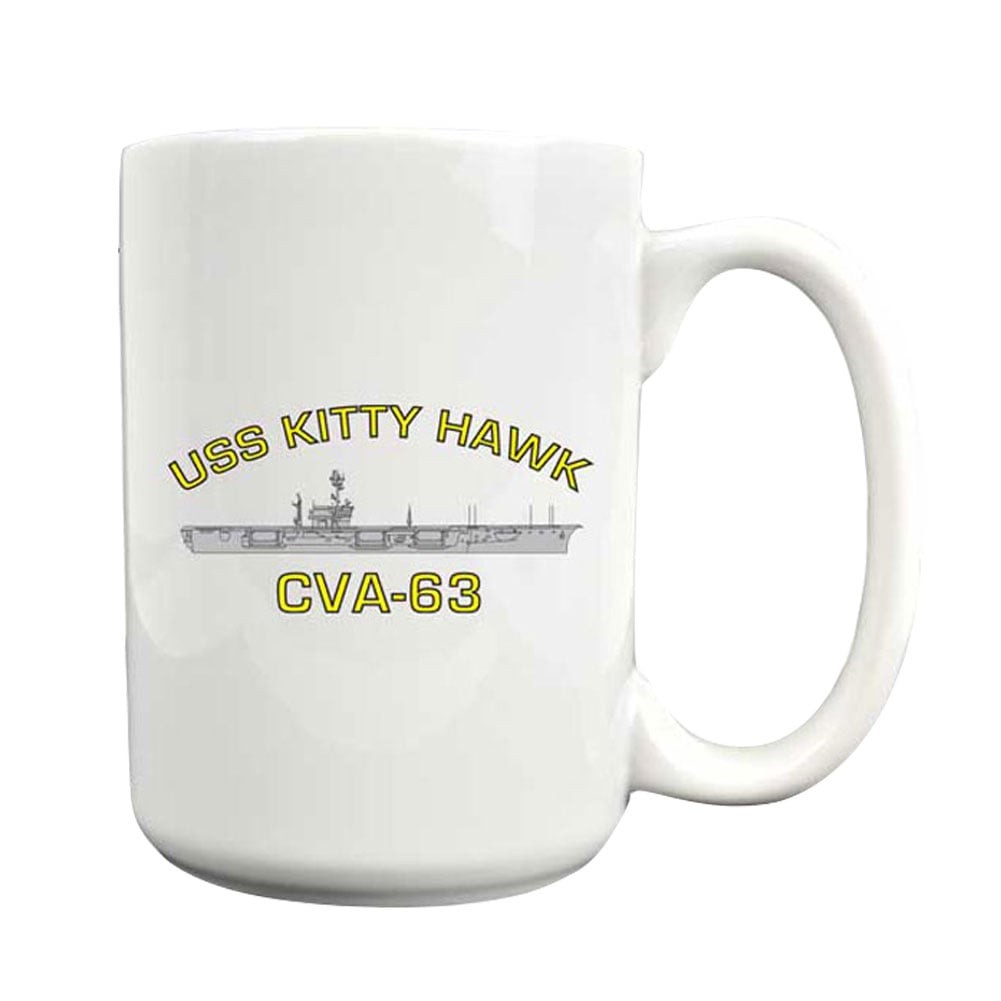 USS Kitty Hawk CVA 63 Coffee Mug