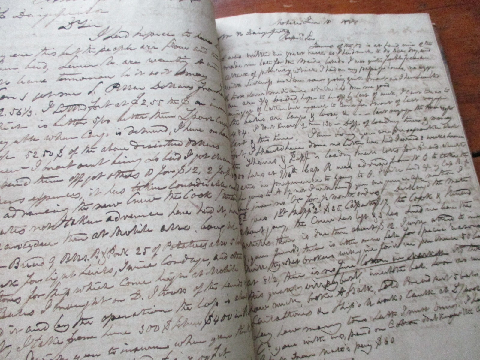 1827/37 bound journal 20 letters Captain David Luce maritime MARTHAS VINEYARD