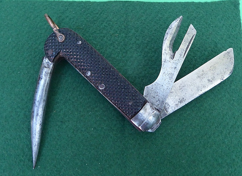 WW11 BRITISH MADE 1939 DATED ARMY JACK KNIFE BY  E.BLYDE & CO SHEFFIELD