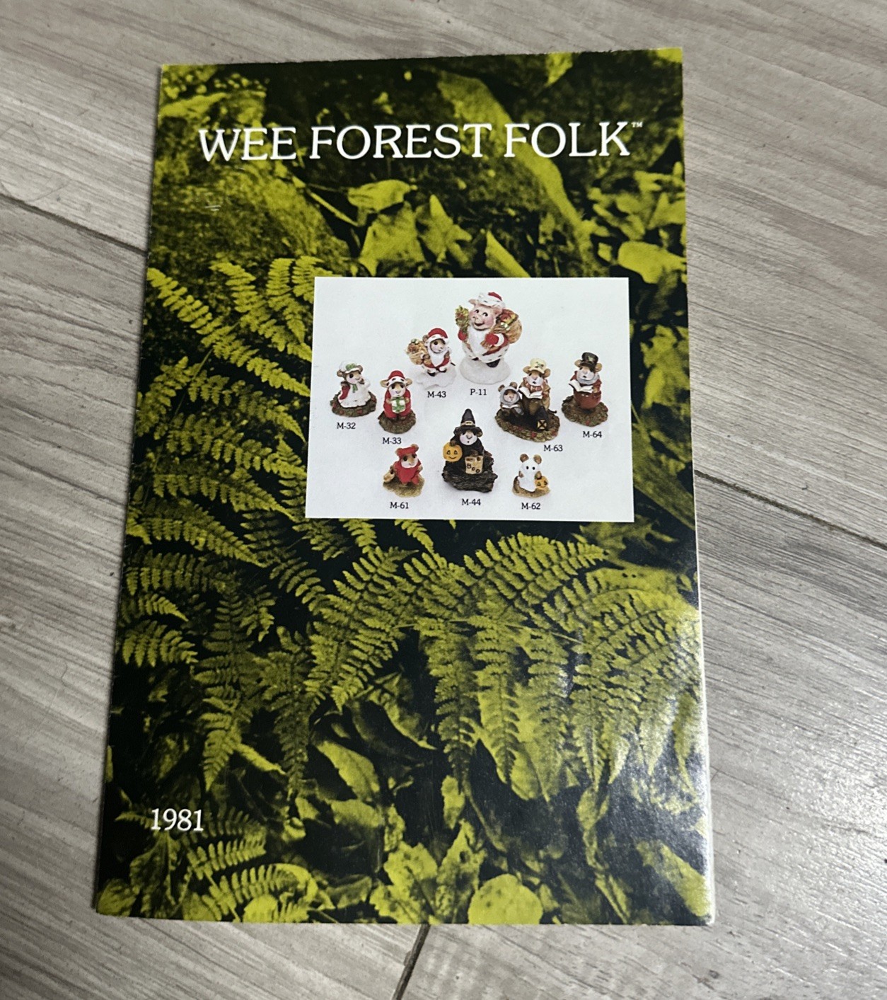 Wee Forest Folk WFF 1981 Rare Vintage Brochure Catalog Pamphlet Mice Price List