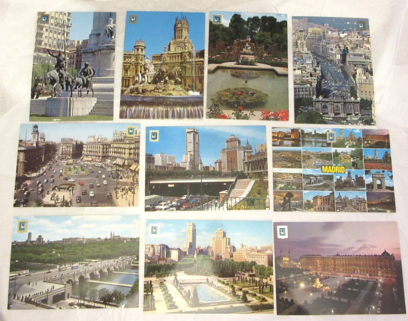 10 VTG MADRID Spain Post Cards Dominquez Unused