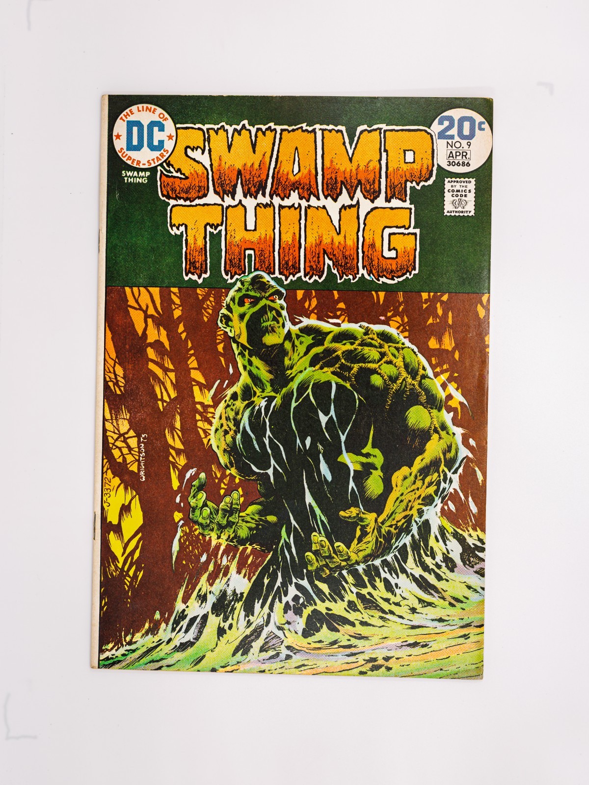 Swamp Thing #9 DC Comics March-April 1974 VF Bronze Age Len Wein Wrightson