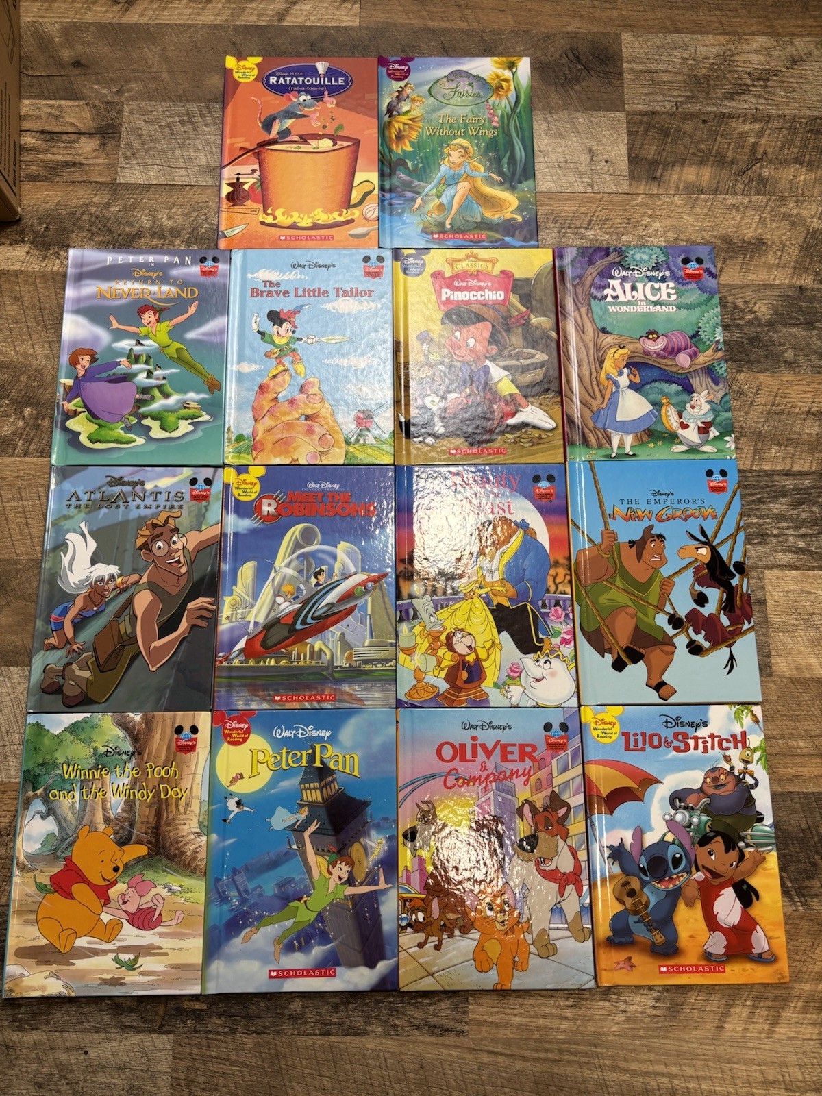 Lot of 14 Books, Walt Disney Wonderful World of Reading, Hardcover, 2000\'s