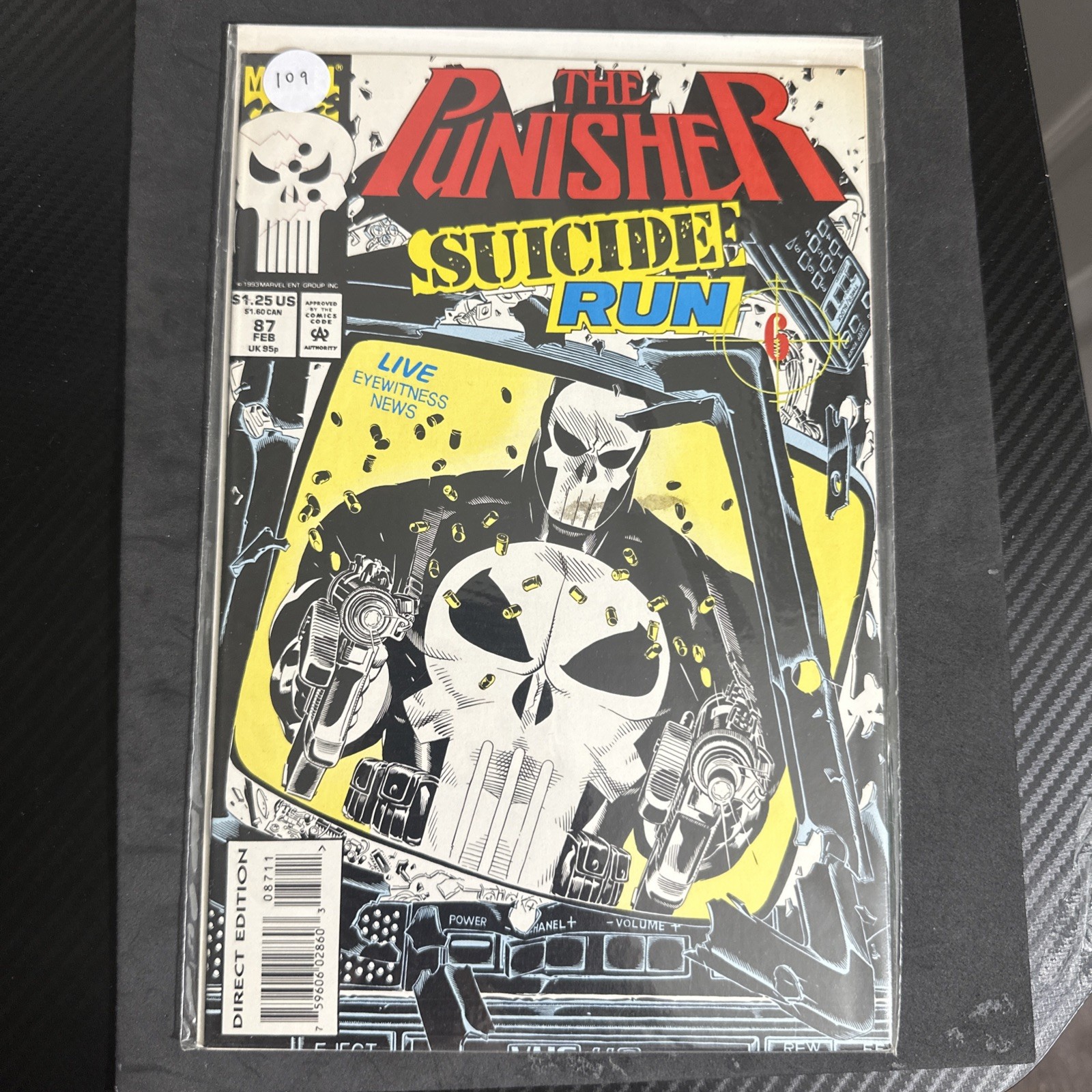 Marvel Comics The Punisher Suicide Run #87 February Comic Book Hero Rare NM