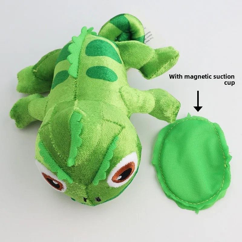 Disney Parks Tangled Pascal Shoulder Pal Magnet Magnetic Plush Toy 7'' Rapunzel