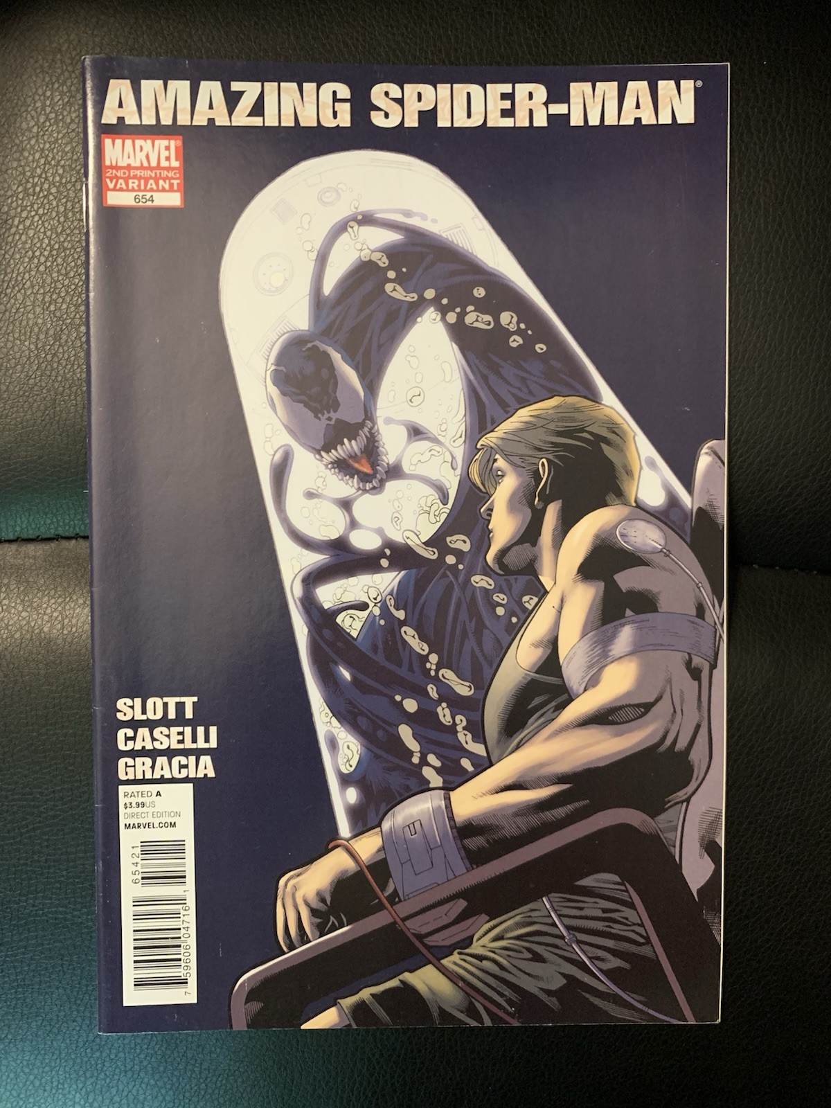Amazing Spiderman #654 2nd print 1st Agent Venom VF+/NM-