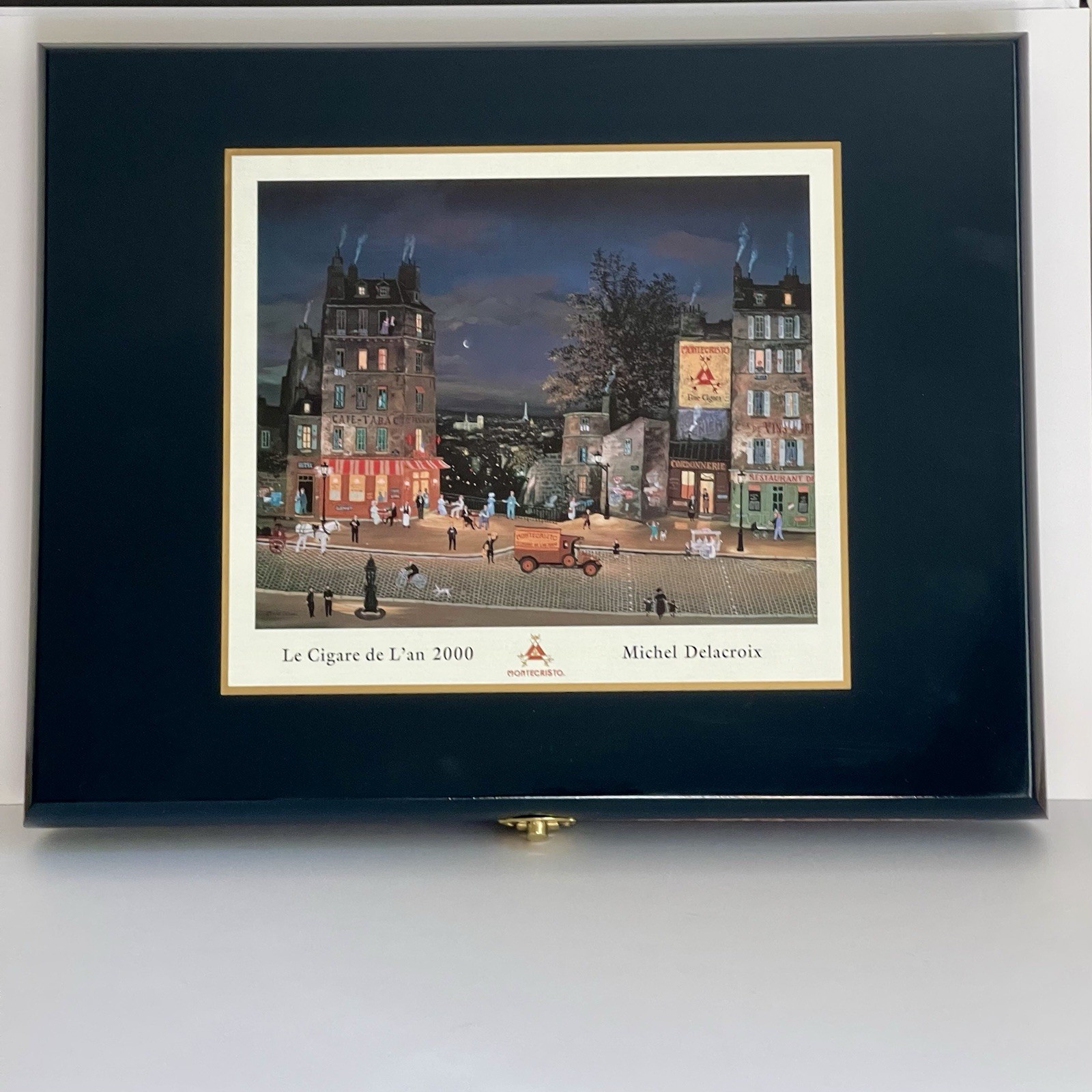 Vintage Cigar Box Michel Delacroix Montecristo Le Cigare de L'an 2000 5 tubes