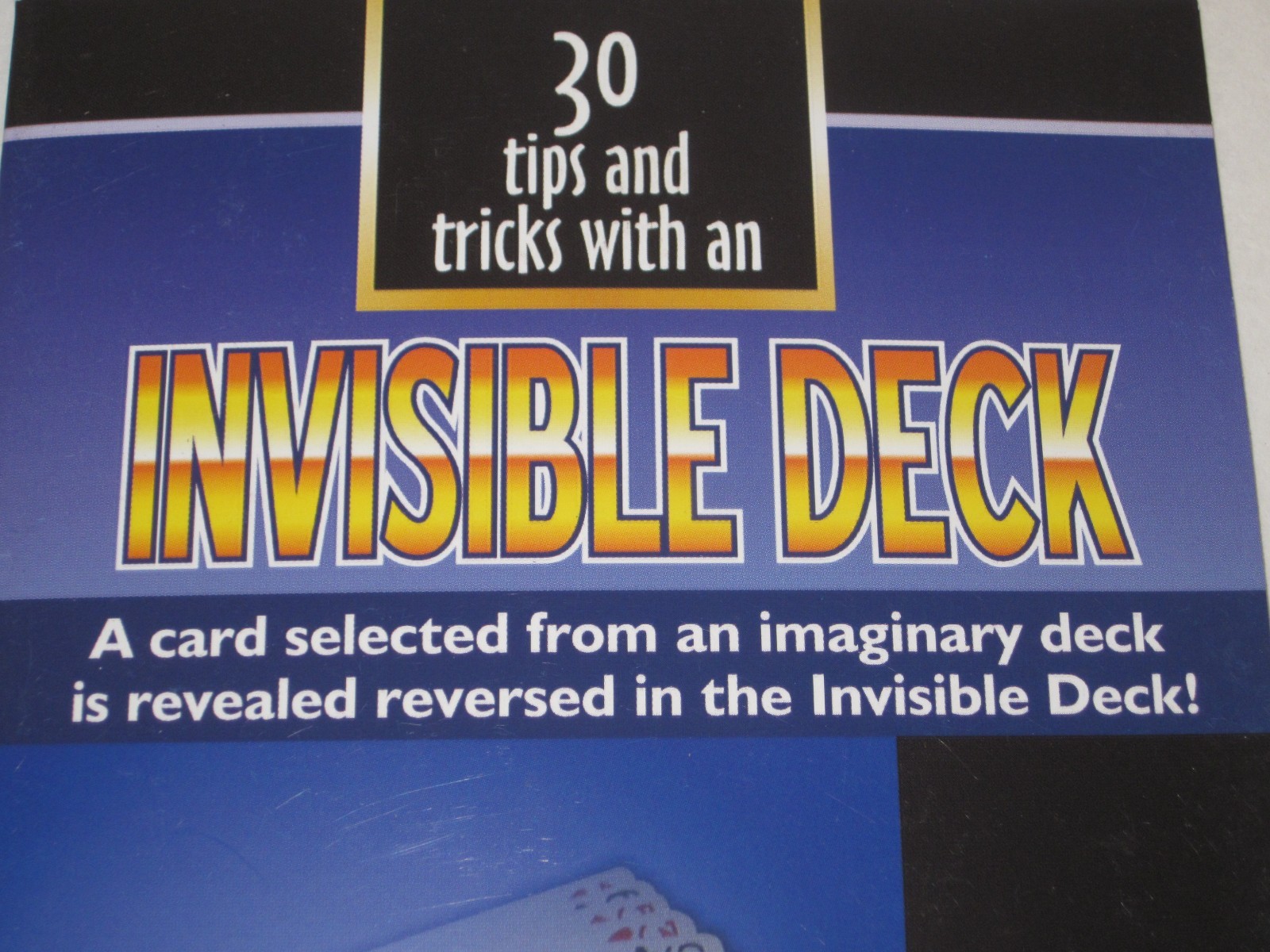 Invisible Deck Booklet - Learn Magic Tricks w/Invisible Deck, Close Up, Street  