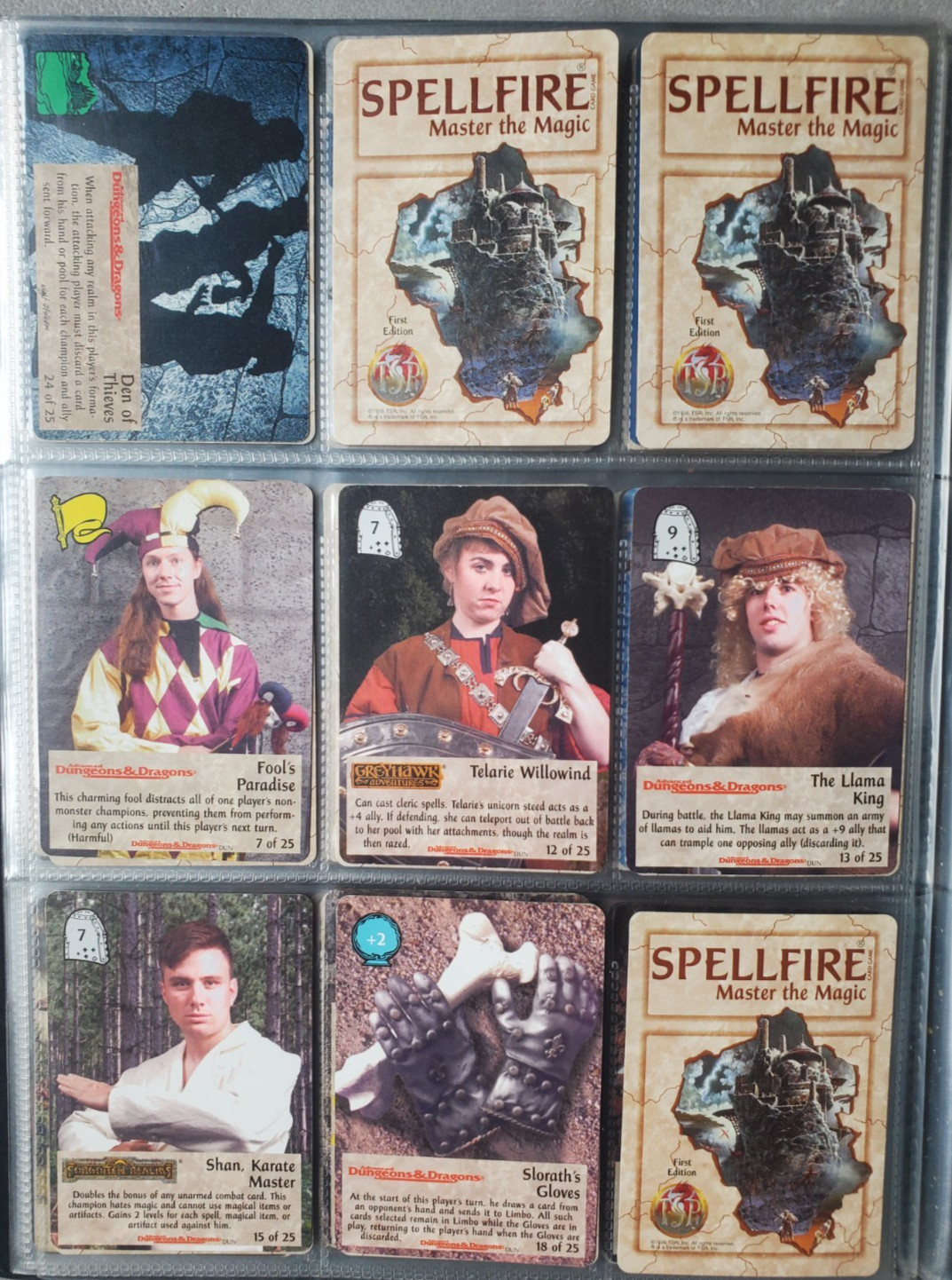 Spellfire chase card - Bulk purchase or individual cards