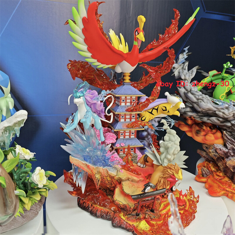 Ho-Oh Figure GK Painted Statue Anime PVC Model Collectibles Toys Xmas Gift W/BOX