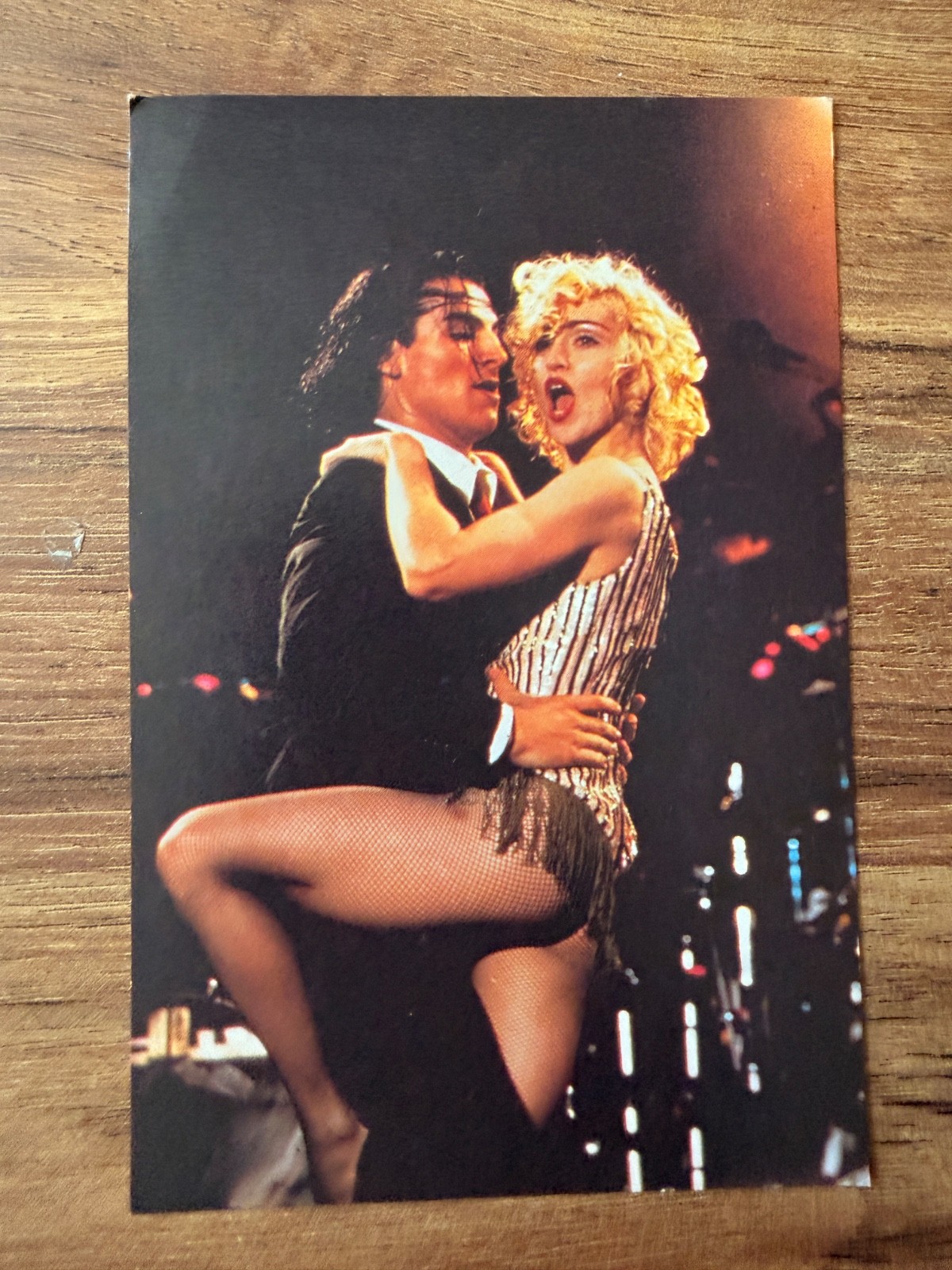 Vintage Turkish Madonna Original Concert Postcard Rare Pop Queen Collectible