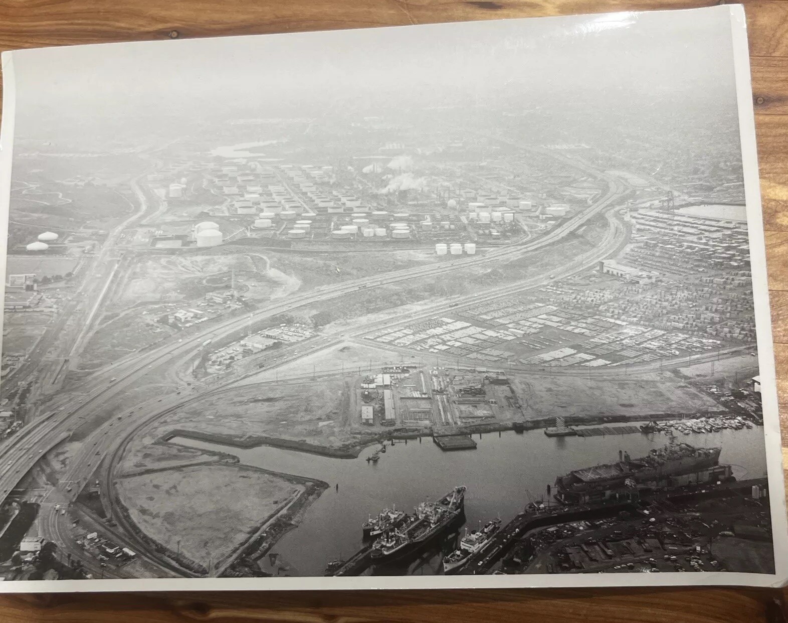 1950s Original Port Long Beach  CA 8x10 Photo