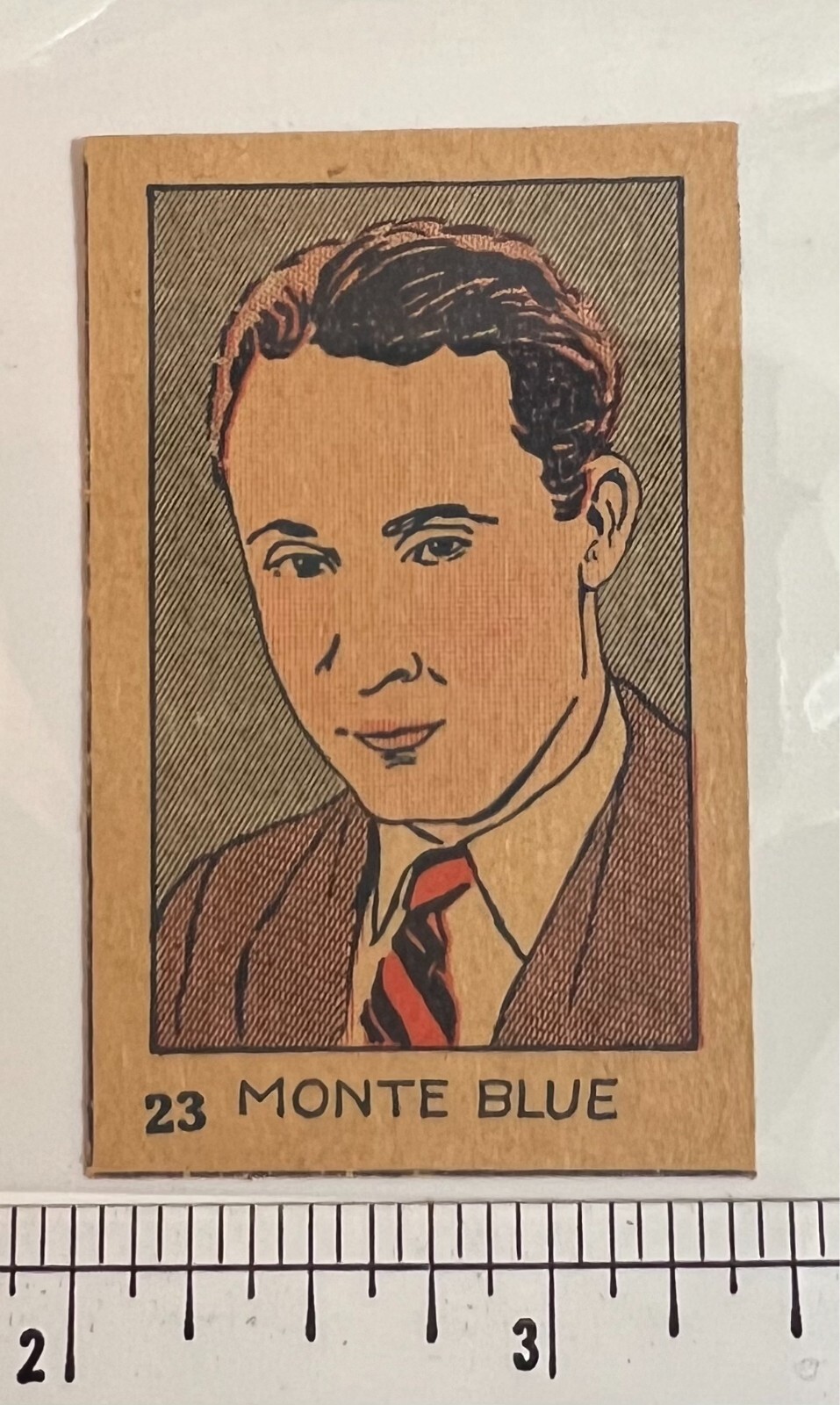 1926 W512 HAND CUT #23 MONTE BLUE