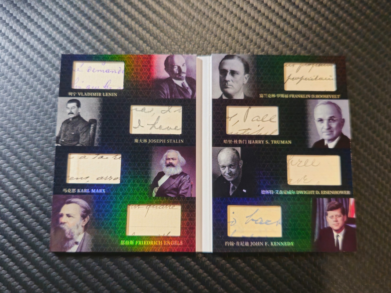2025 Eternal Revelation 1/1 Lenin&Stalin&Engels&Roosevelt&Kennedy History Relic