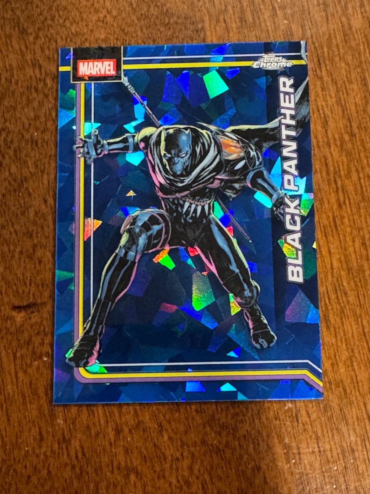 2026 Topps Chrome Marvel Sapphire Black Panther #15