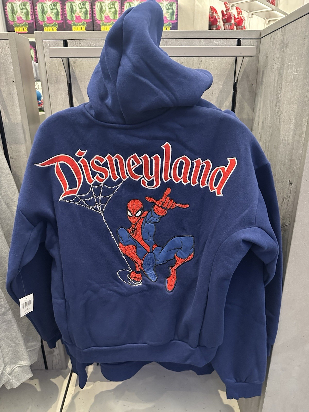 2026 Disney Parks Spiderman Disneyland Hoodie X-Large