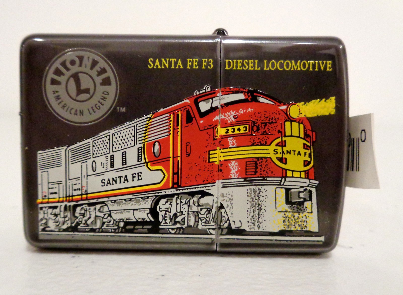 Lionel Trains Santa Fe F3 Diesel Locomotive Zippo - 1998 - NEW WITH TIN
