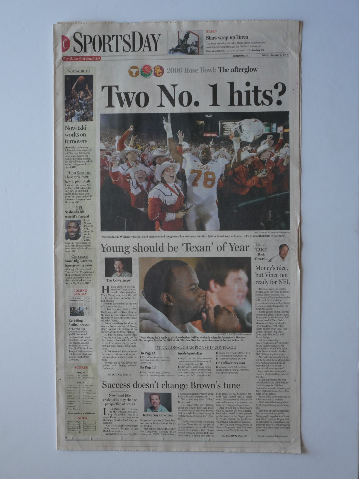 The Dallas Morning News - Sports Day - January 6, 2006 