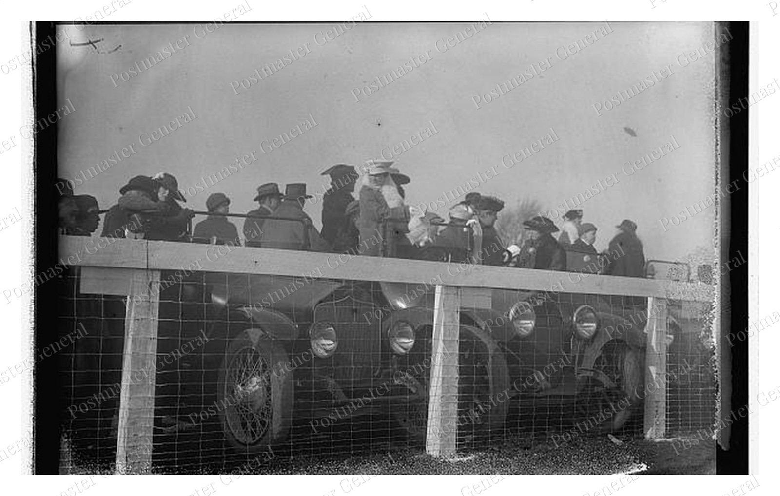 Warrenton Virginia Auto Party Standard Postcard COPY RPPC