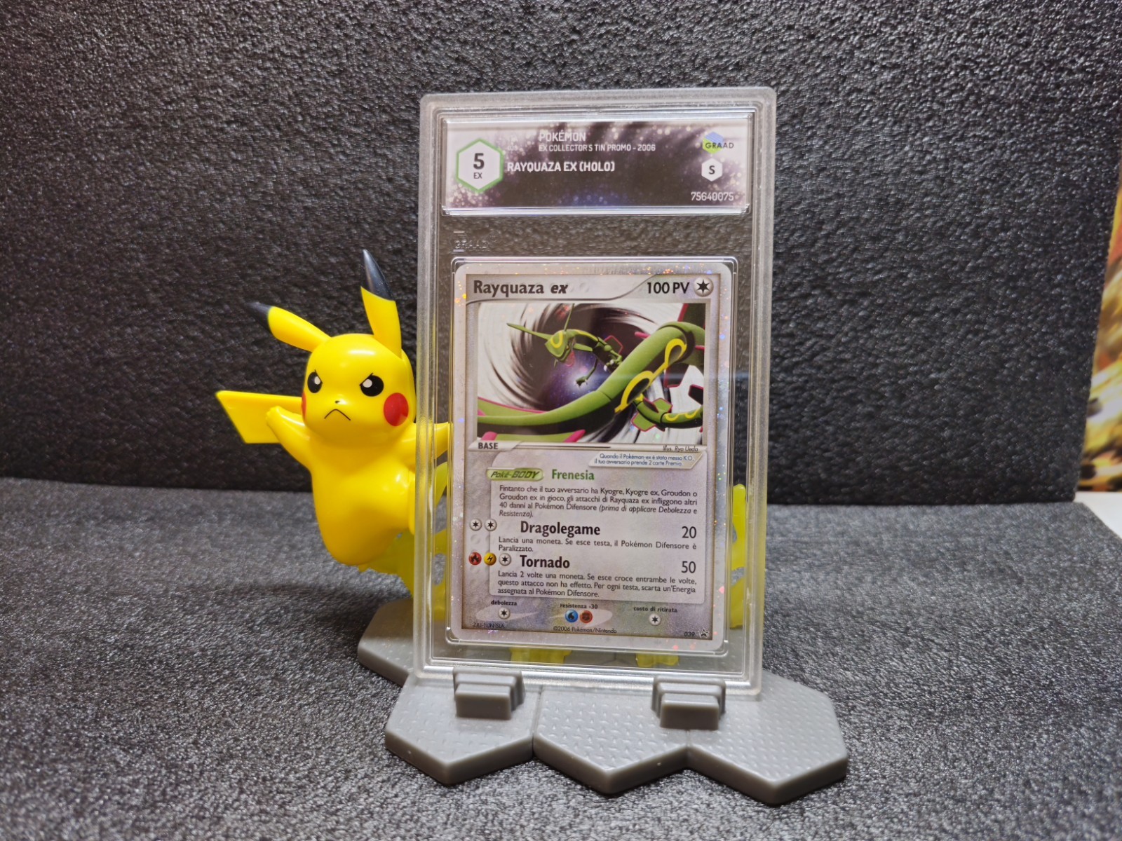 Rayquaza Ex - Black Star Promo 039 (Collector’s Tins 2006) - ITA - PSA GRADE 5