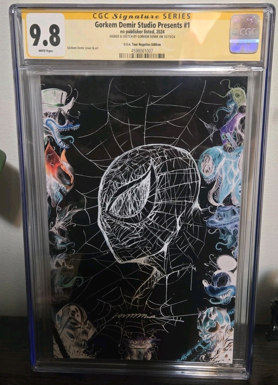 9.8 CGC SS Gorkem Demir Studio Presents #1. signed and sketch by Gorkem Demir.
