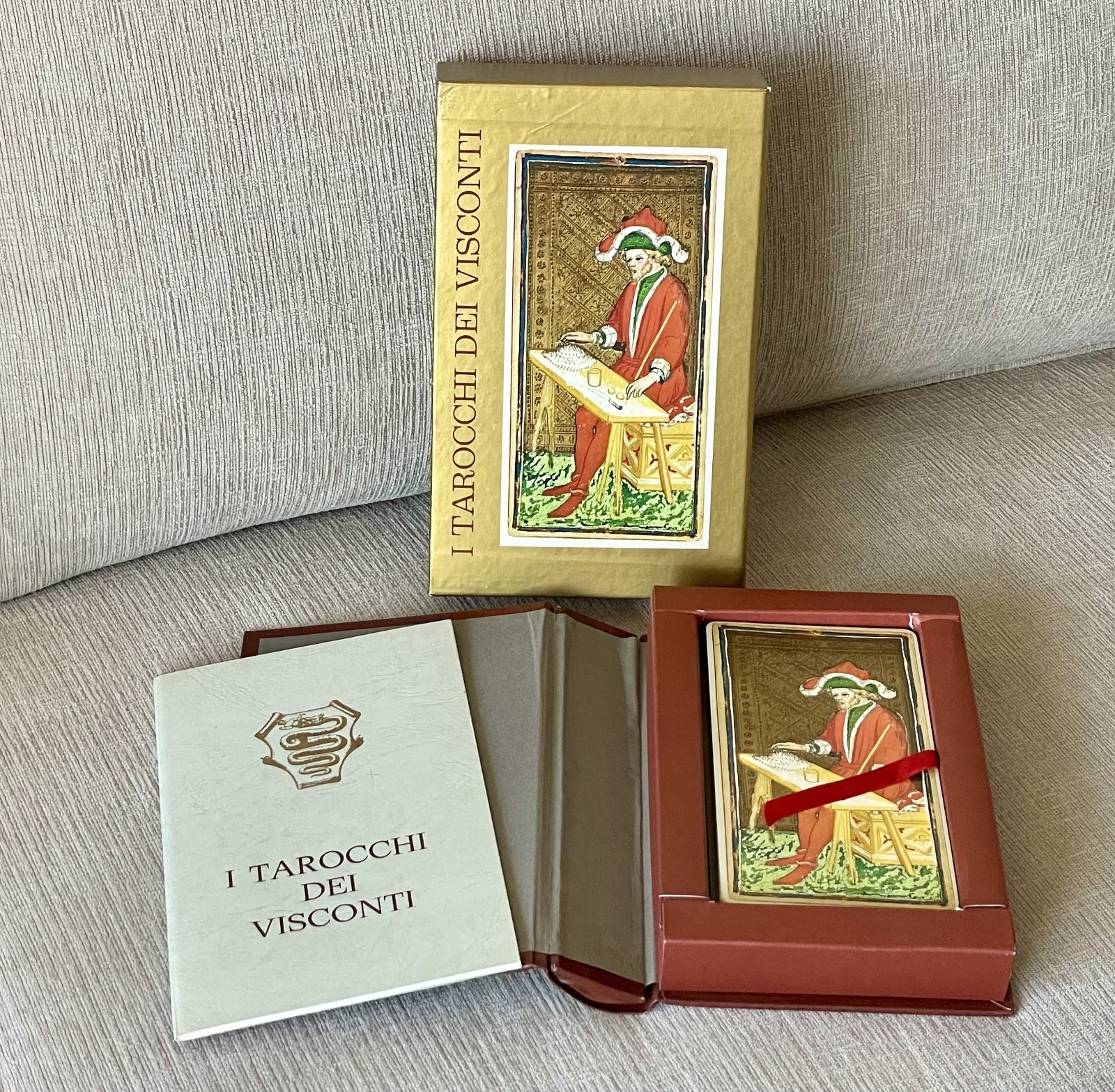 RARE I Tarocchi dei Visconti 1974 1st Ed Tarot Monumenta Longobardica Gutenberg