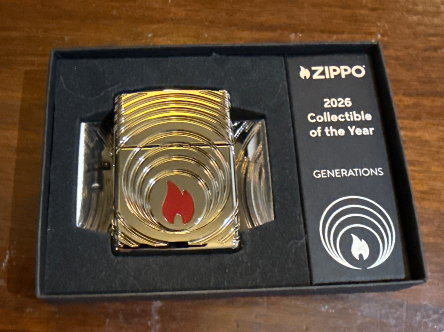 Zippo 47218, 2026 Collectible of the Year, Carved Black Ice Armor, Limited 5000