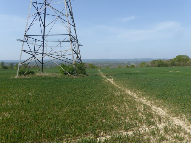 Photo A2 Pylon near Little Judd's Wood Upper Hayesden This was a very wa c2019