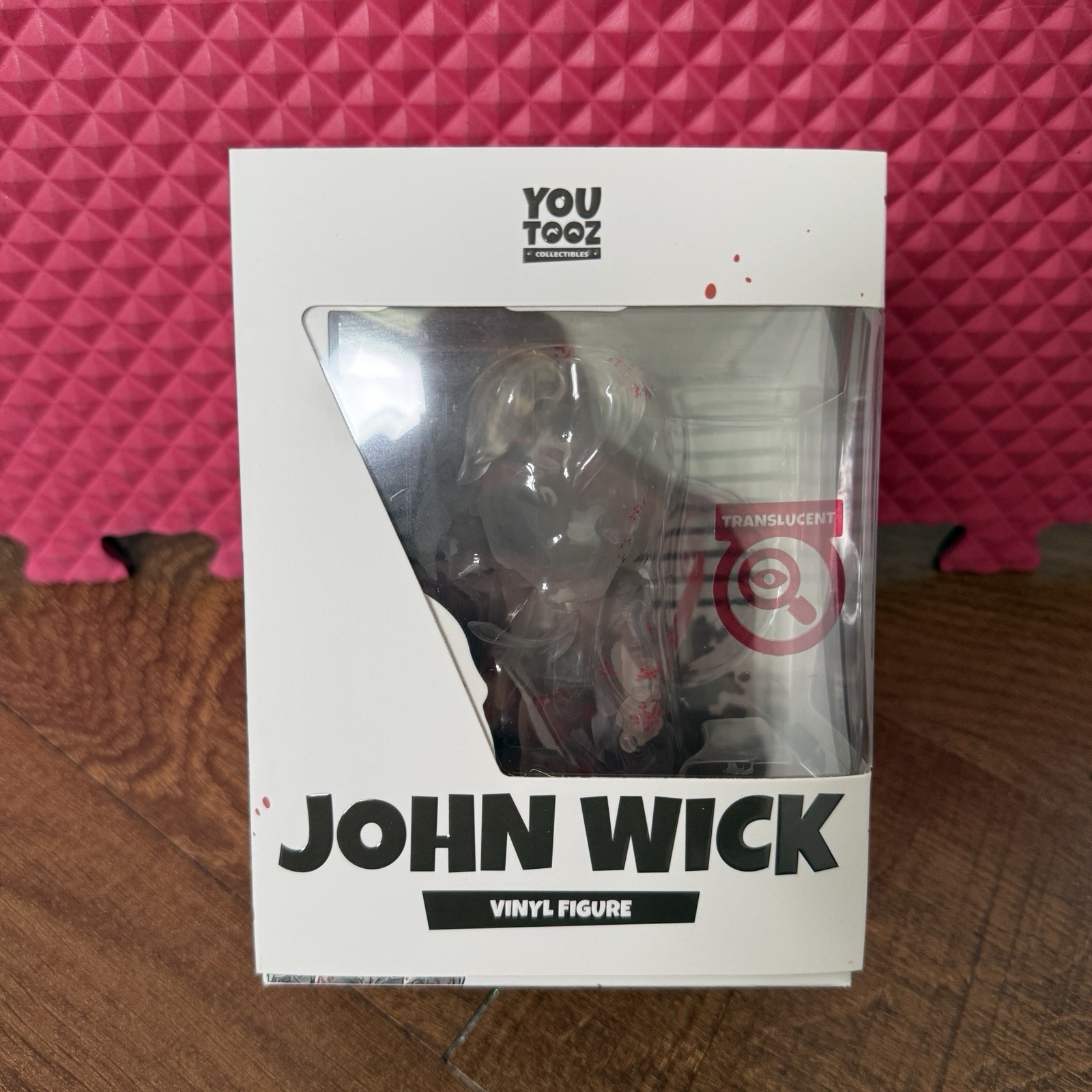 John Wick 4 Youtooz Bloody Translucent Baba Yaga Limited Edition Vinyl Figure 