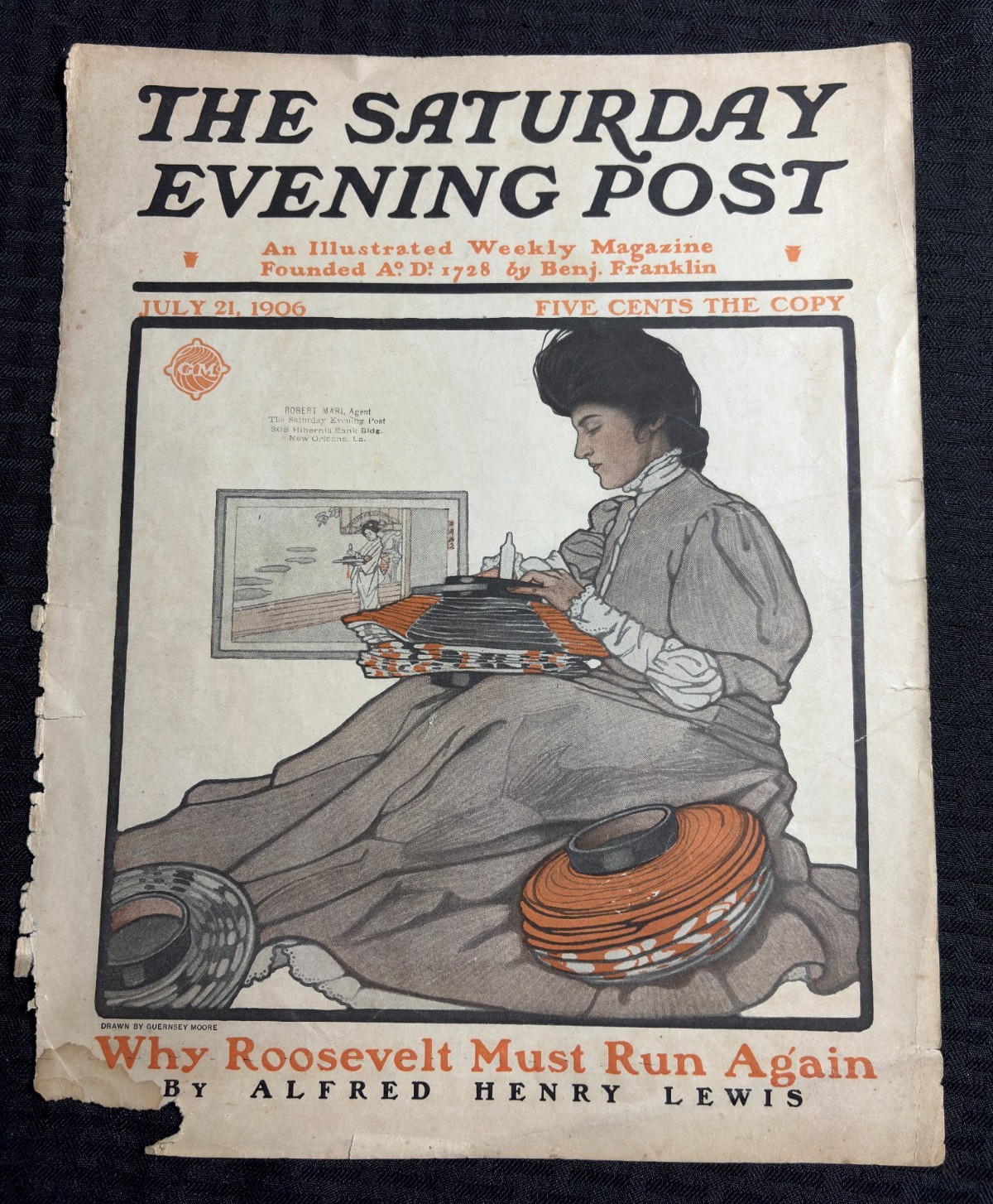 1906 July 21 SATURDAY EVENING POST VG Magazine 4.0 11x14\