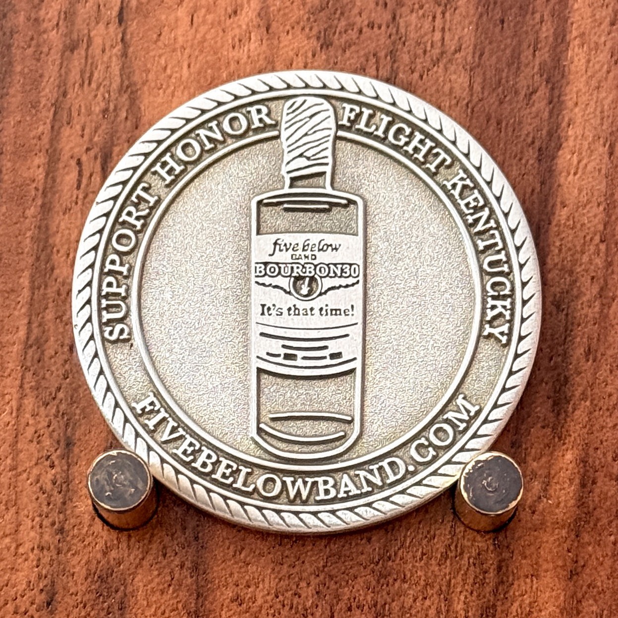 Five Below Band Bourbon 30 Flight Kentucky Themed Challenge Coin  W#17