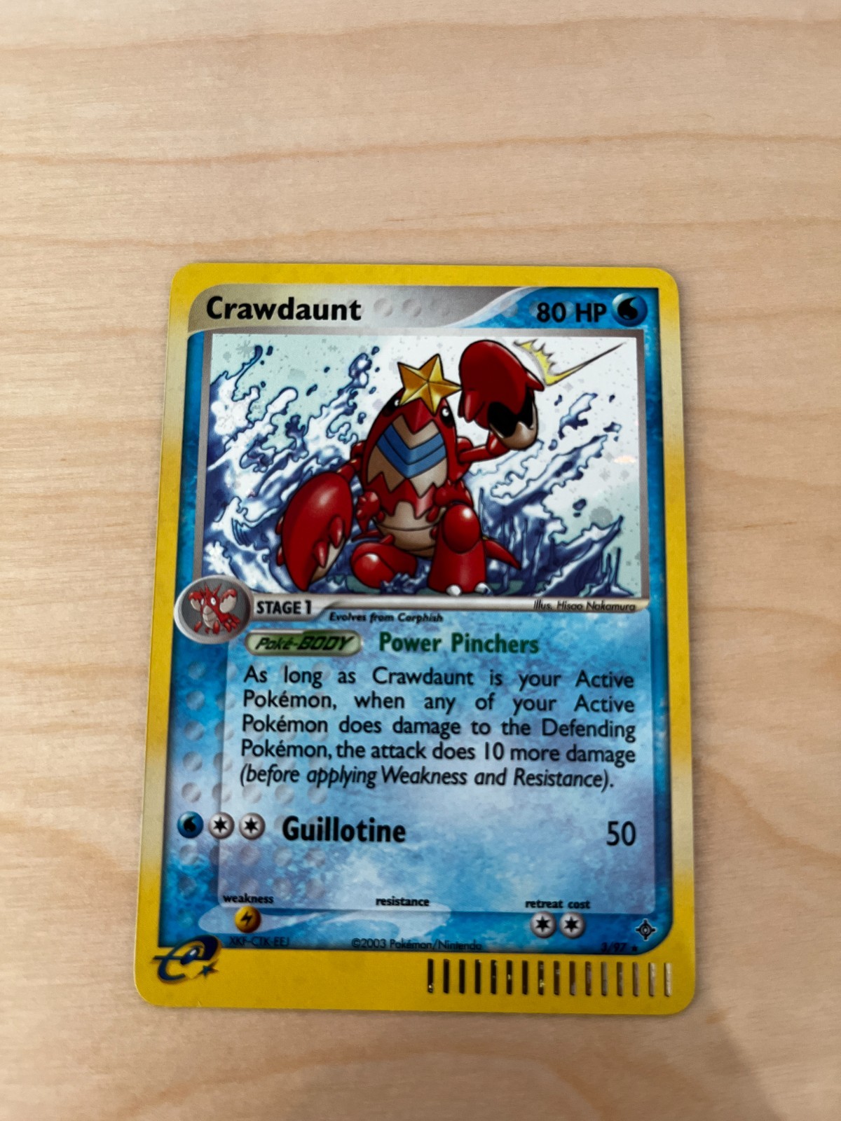 Crawdaunt 3/97 | EX Dragon | LP | Holo Rare