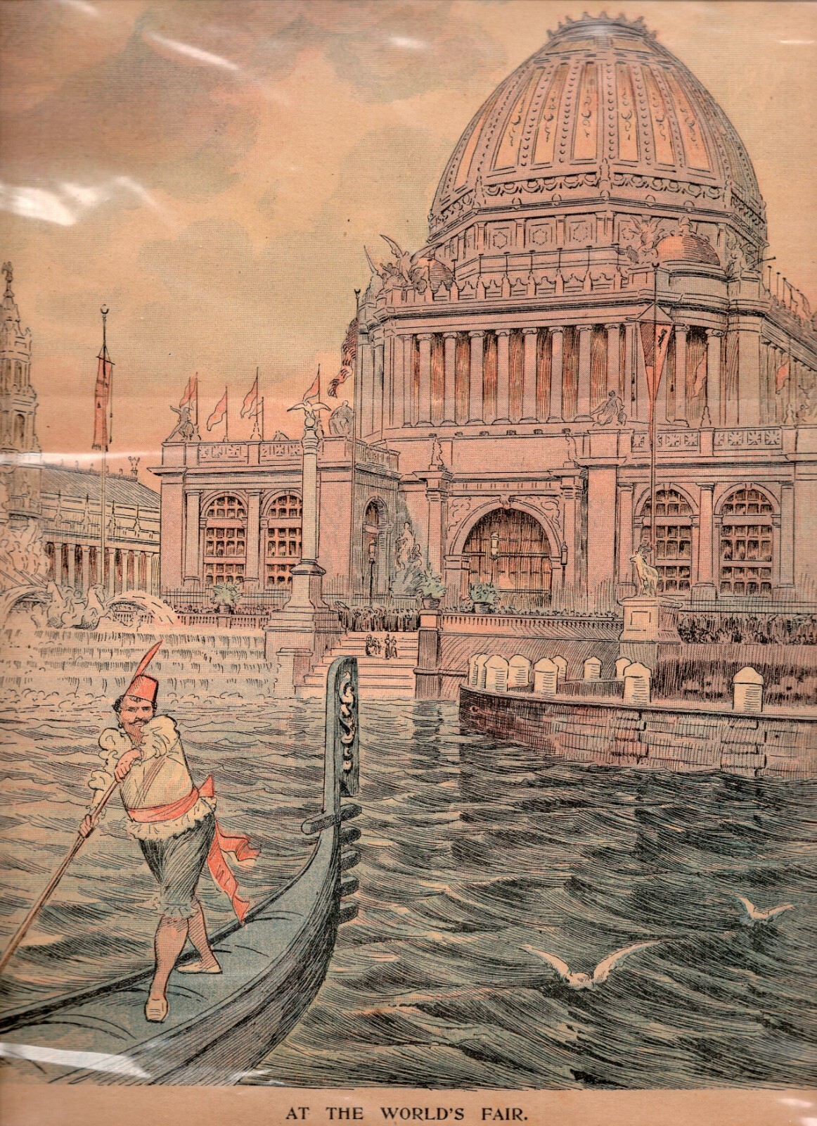 1893 Print Administration Building West @ The Chicago World's Fair Inter-Ocean