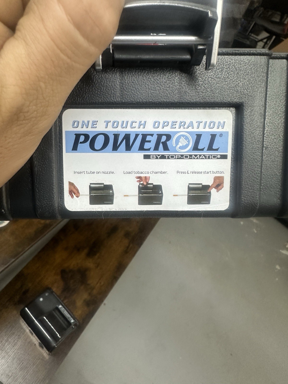 PoweRoll by TOP-O-Matic ElectricCigarette Machine