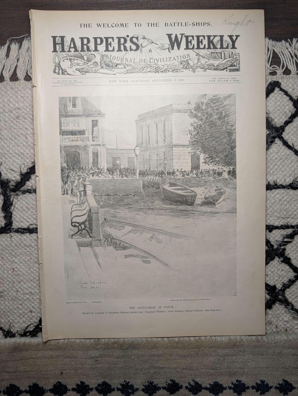 1898 Occupation of Ponce Puerto Rico, Navy Homecoming, Philippines — Sep 3