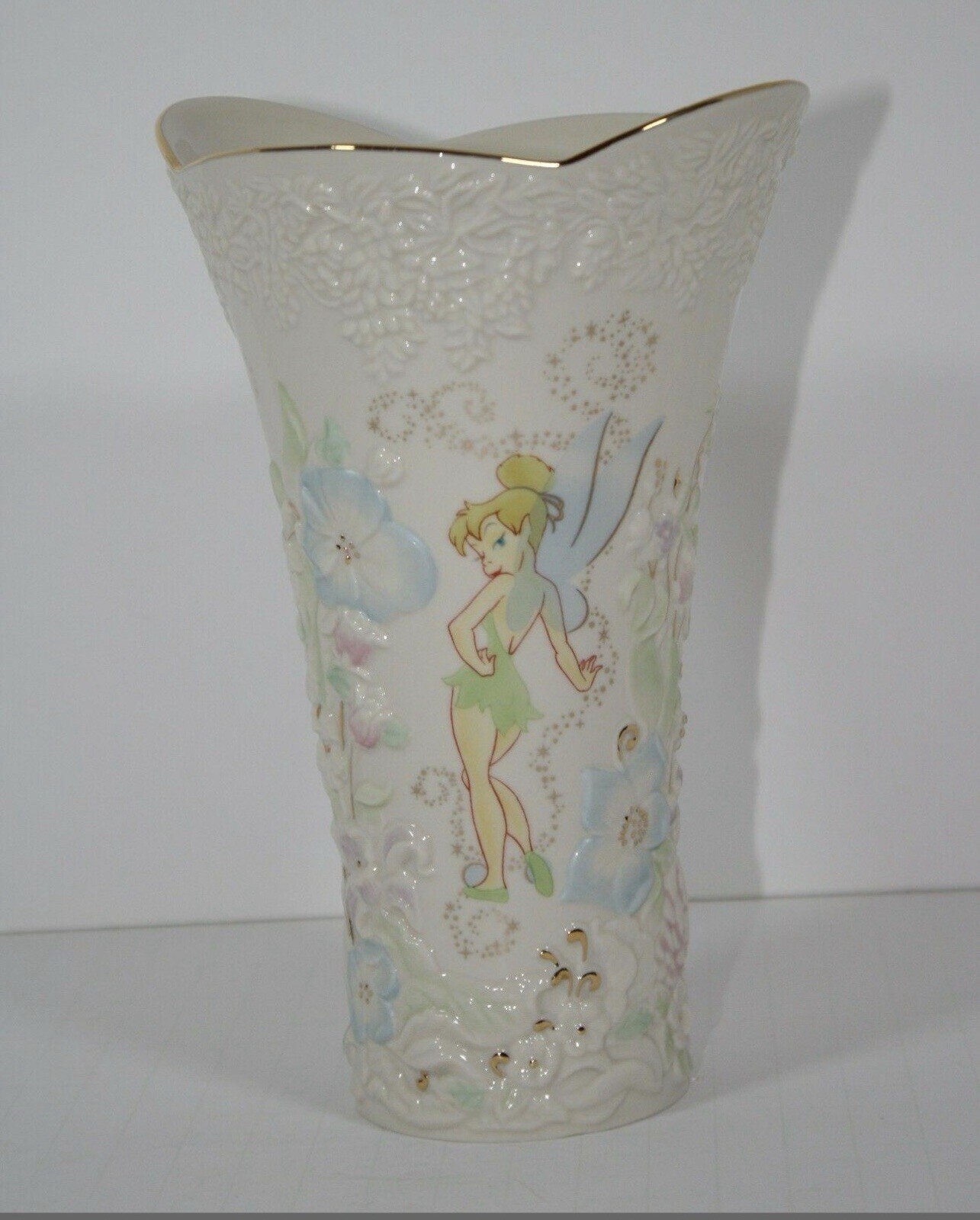 Lenox Walt Disney Showcase Tinker Bell's Enchanted Garden Vase NEW
