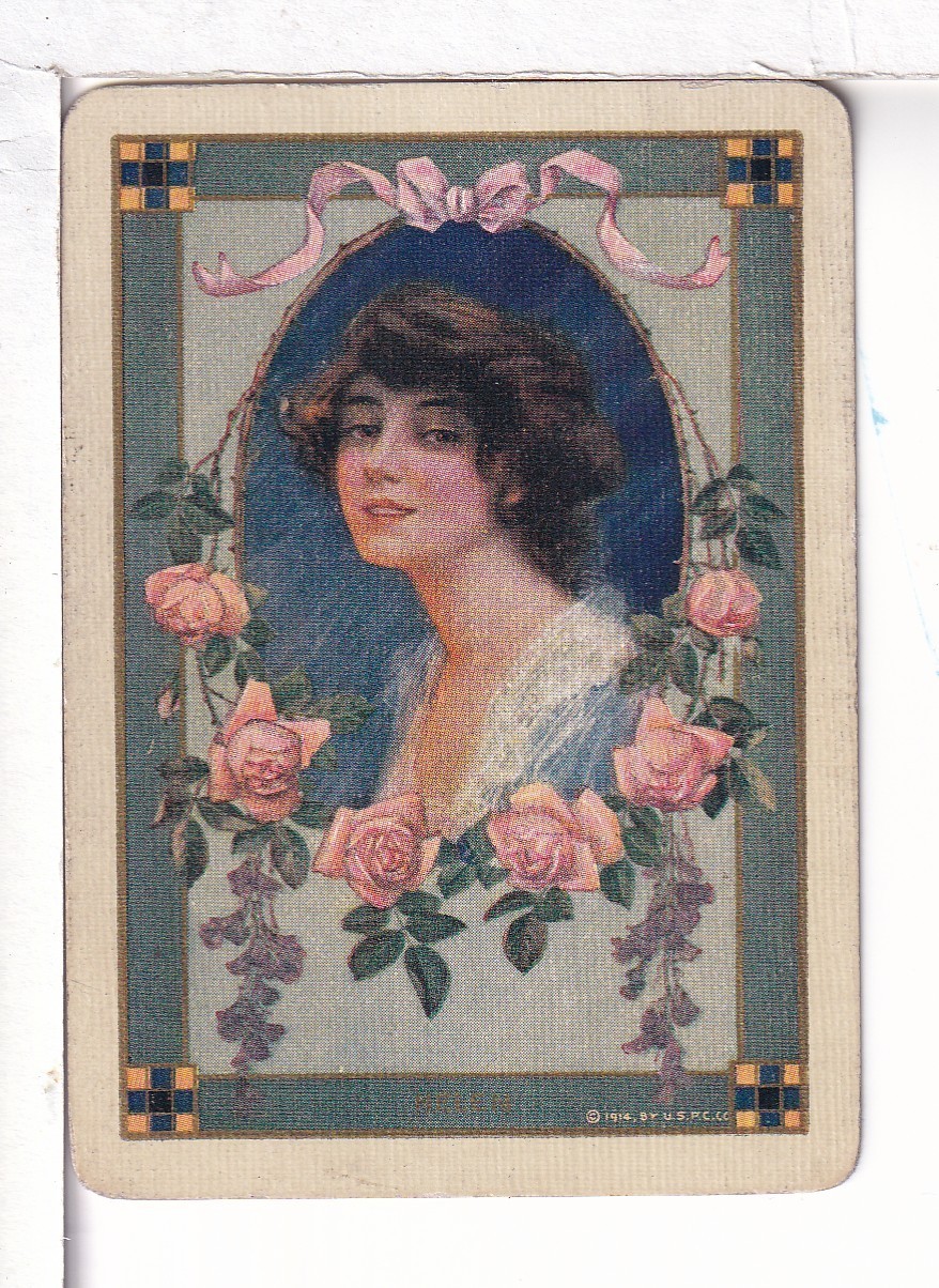 Single Vintage Playing Card US Wide Named 