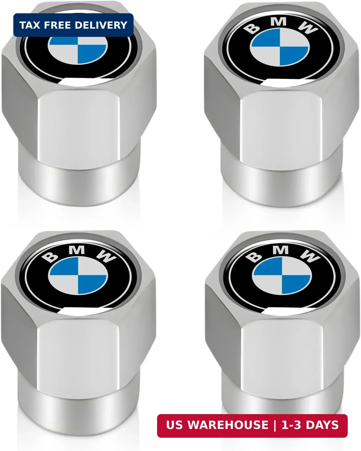 Tire Valve Stem Caps for BMW M X1 X3 M3 M5 X1 X5 X6 Z4 3 5 7 Series Metal Car Wh