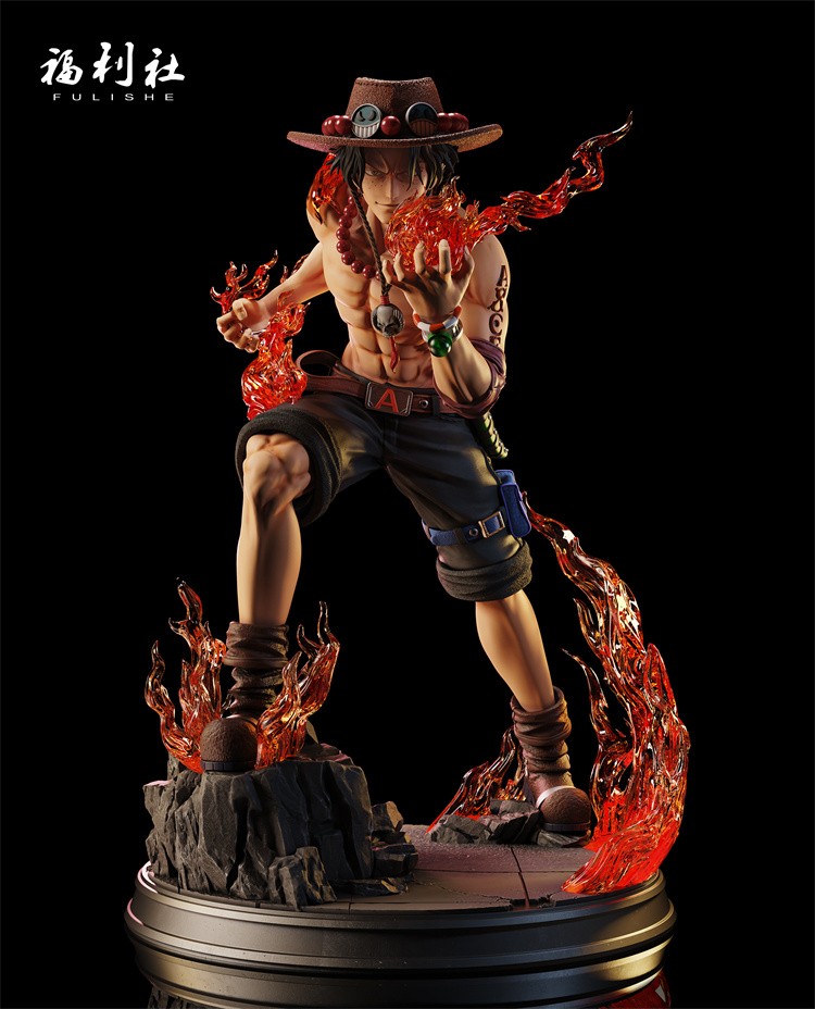 Fulishe Studio One Piece 1/6 Portgas D Ace Resin Painted Model Statue Preorder