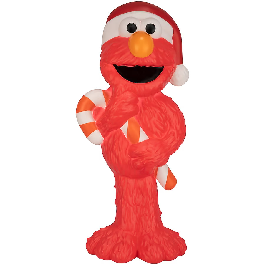Lowes 2026 Elmo Blow Mold Sesame Street Christmas Holiday Living 2 ft