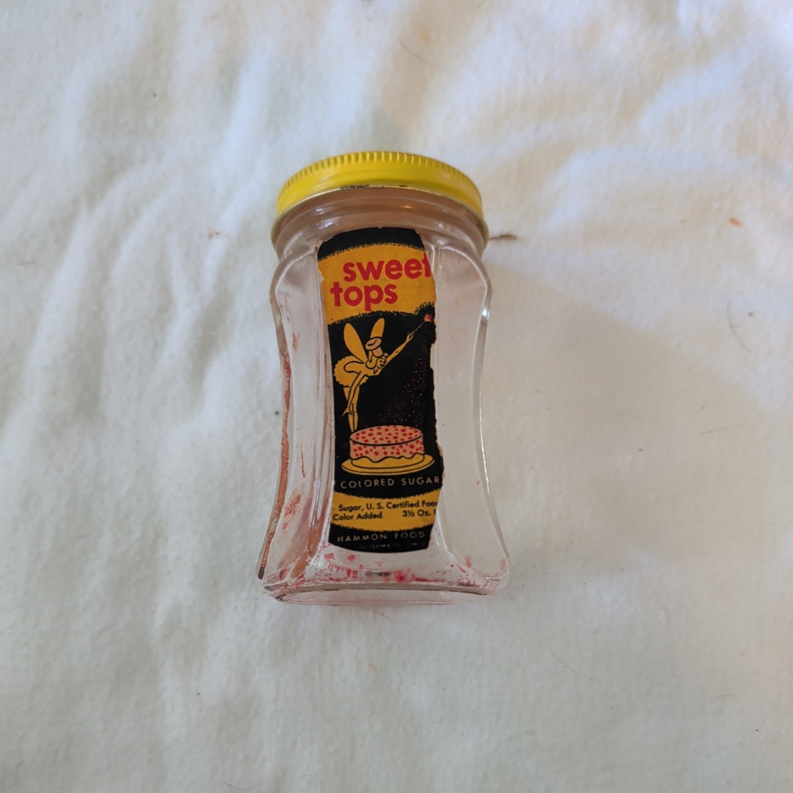 Vintage sweet tops sugar sprinkler glass jar shaker lid Christmas cookies