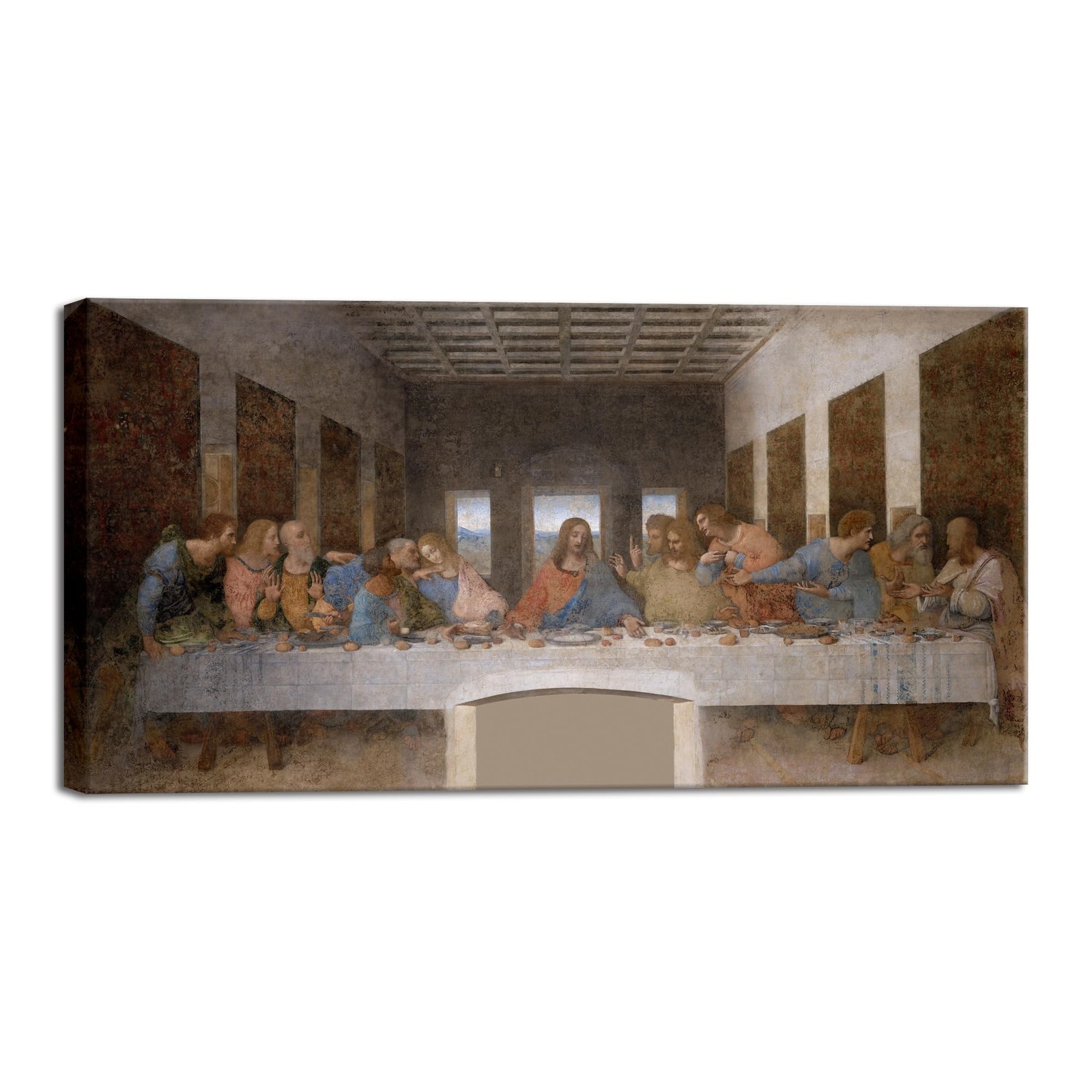 Pyradecor The Last Supper by Leonardo Da Vinci Canvas Prints Christian Wall D...