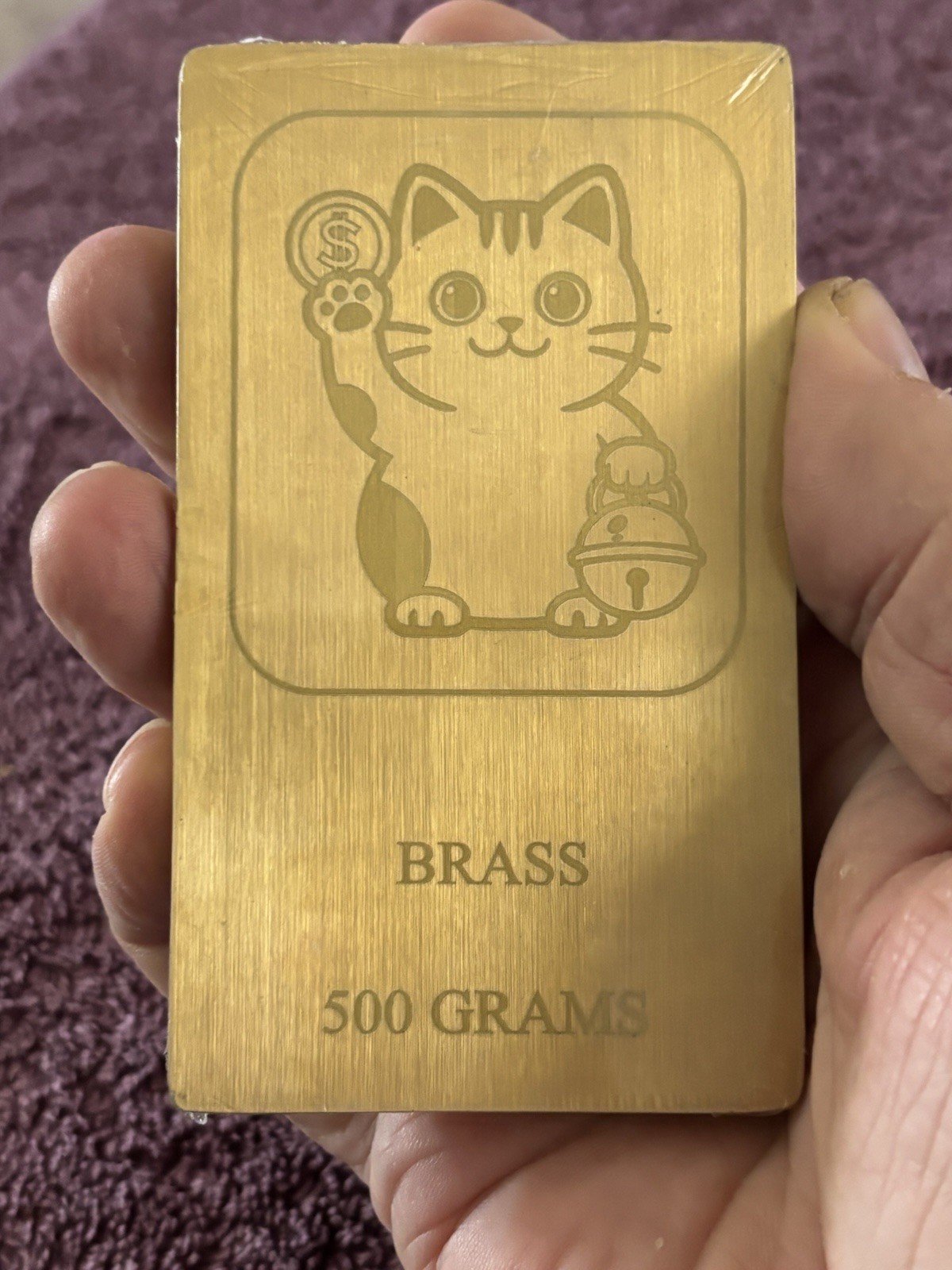 500G Pure BRASS BAR